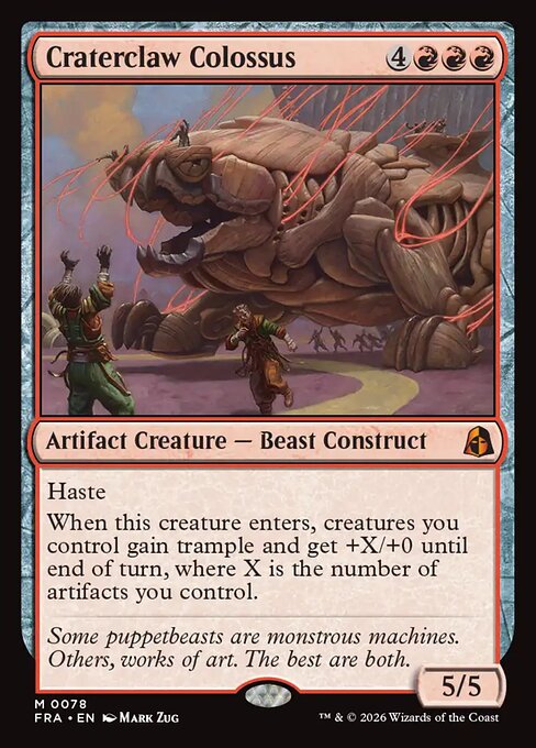 Craterclaw Colossus card art
