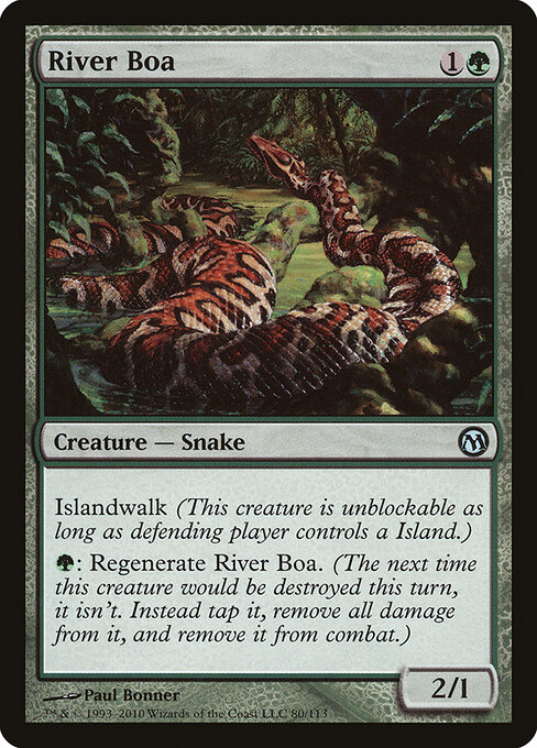 River Boa card art