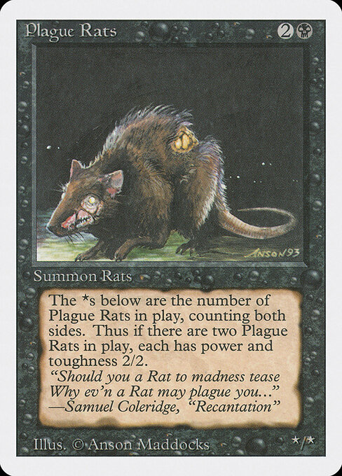 Plague Rats card art
