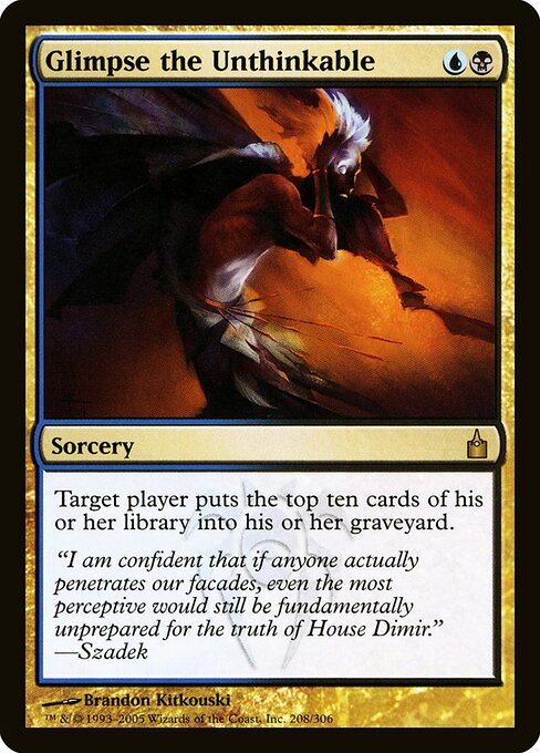 Glimpse the Unthinkable card art