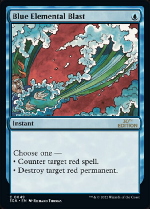 Blue Elemental Blast card art