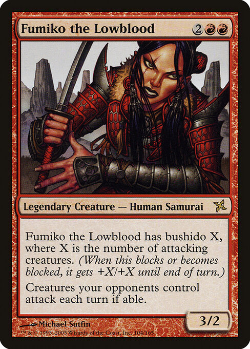 Fumiko the Lowblood card art