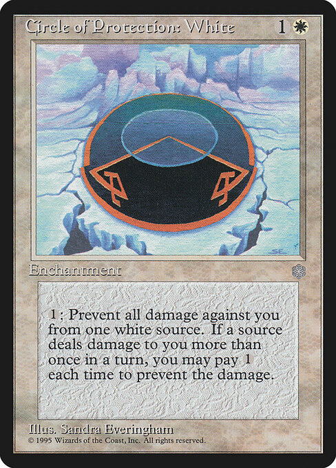 Circle of Protection: White card art