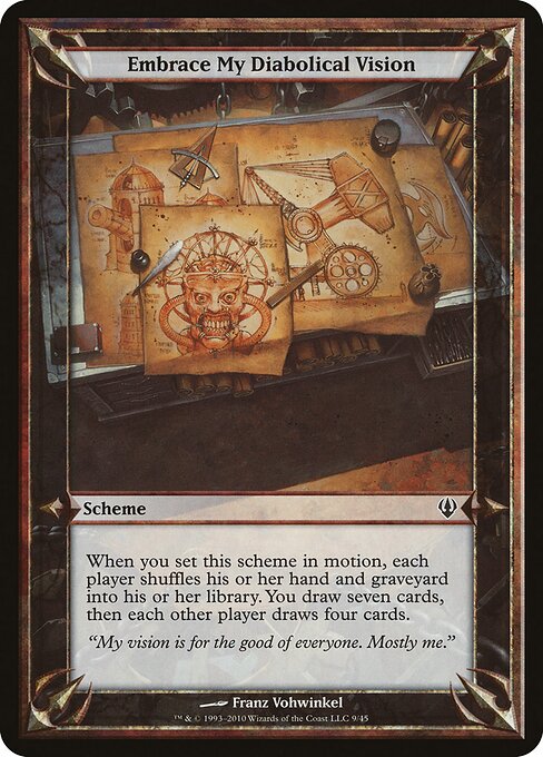 Embrace My Diabolical Vision (Archenemy) card art