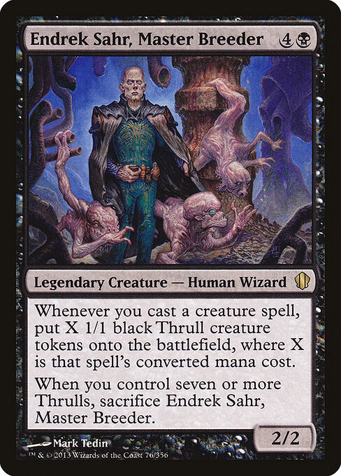 Endrek Sahr, Master Breeder card art