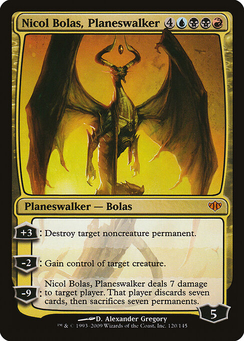 Nicol Bolas, Planeswalker card art