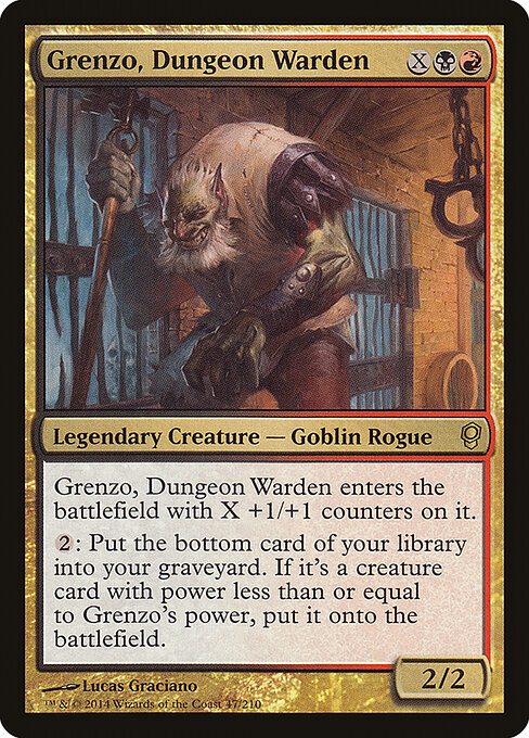 Grenzo, Dungeon Warden card art
