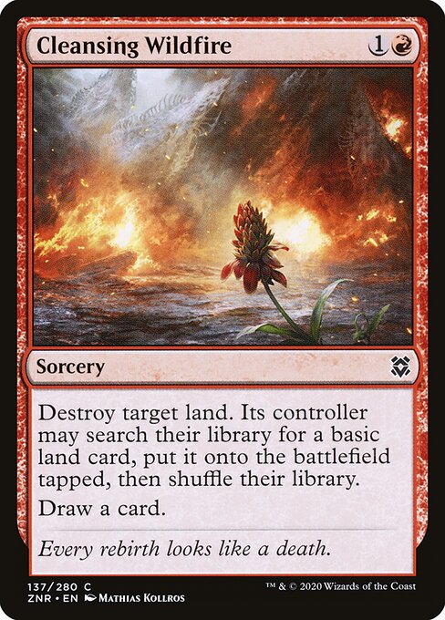 Cleansing Wildfire card art