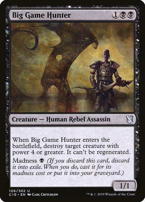 Big Game Hunter card art