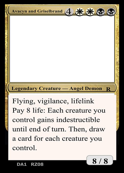 Avacyn and Griselbrand card art