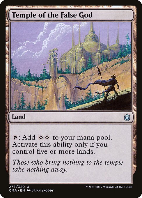 Temple of the False God card art