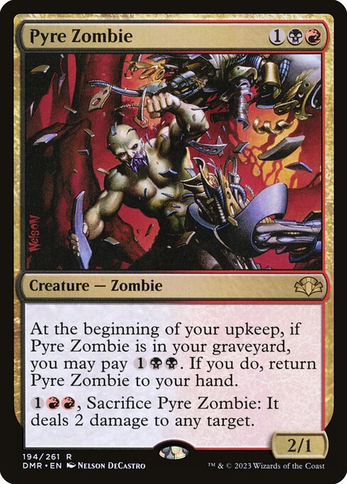 Pyre Zombie card art