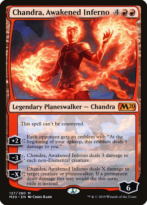 Chandra, Awakened Inferno card art
