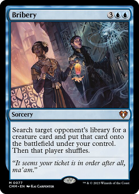 Bribery card art