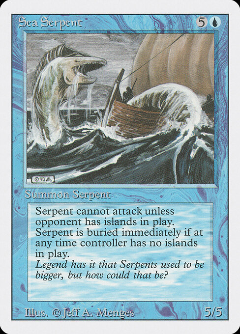 Sea Serpent card art