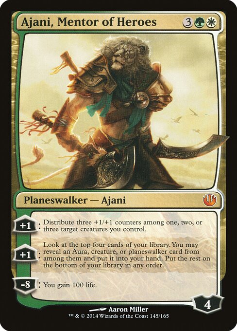 Ajani, Mentor of Heroes card art
