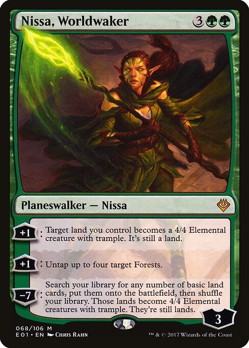 Nissa, Worldwaker card art
