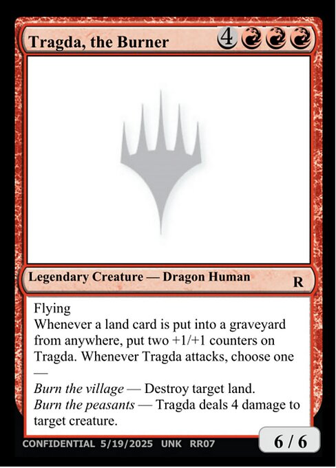 Tragda, the Burner card art