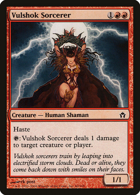 Vulshok Sorcerer card art