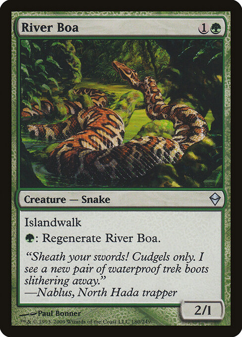 River Boa card art