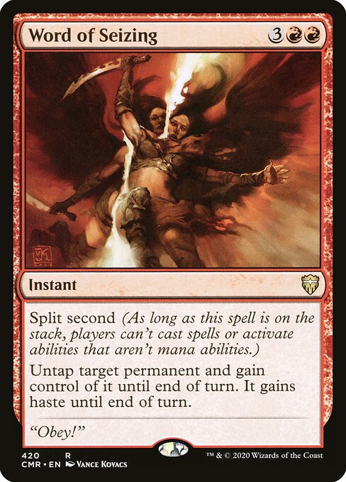 Word of Seizing card art