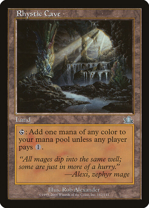 Rhystic Cave card art