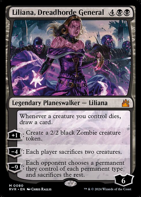 Liliana, Dreadhorde General card art