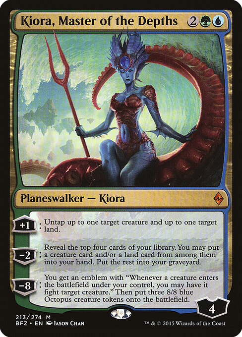 Kiora, Master of the Depths card art