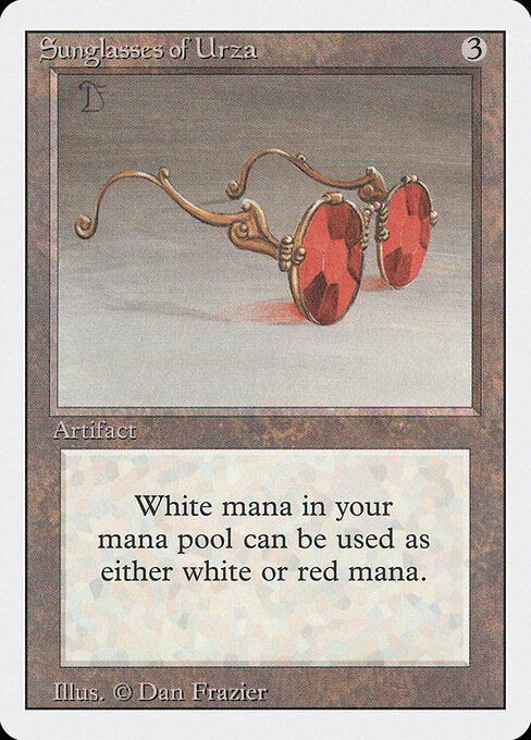 Sunglasses of Urza card art