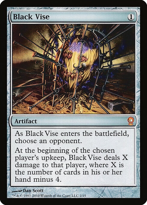 Black Vise card art