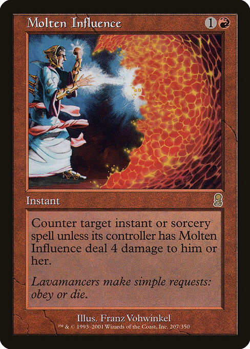 Molten Influence card art