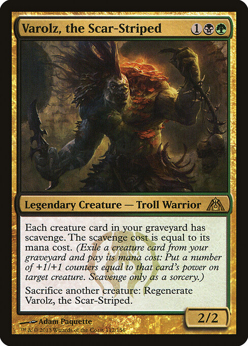 Varolz, the Scar-Striped card art