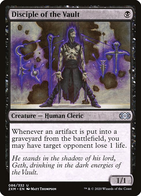 Disciple of the Vault card art