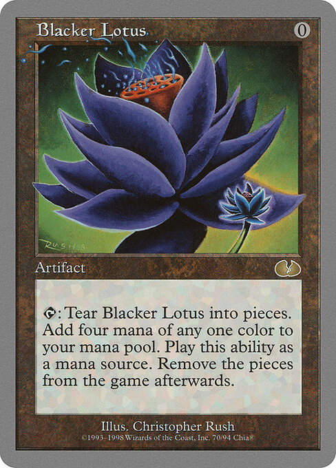 Blacker Lotus card art