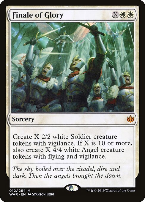 Finale of Glory card art