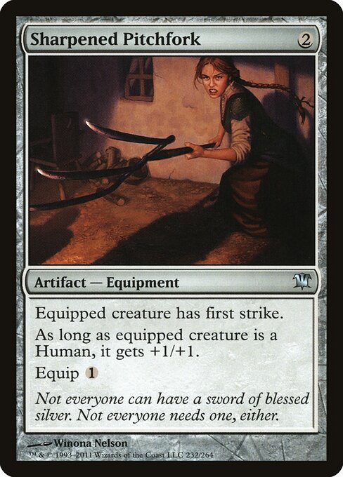 Sharpened Pitchfork card art