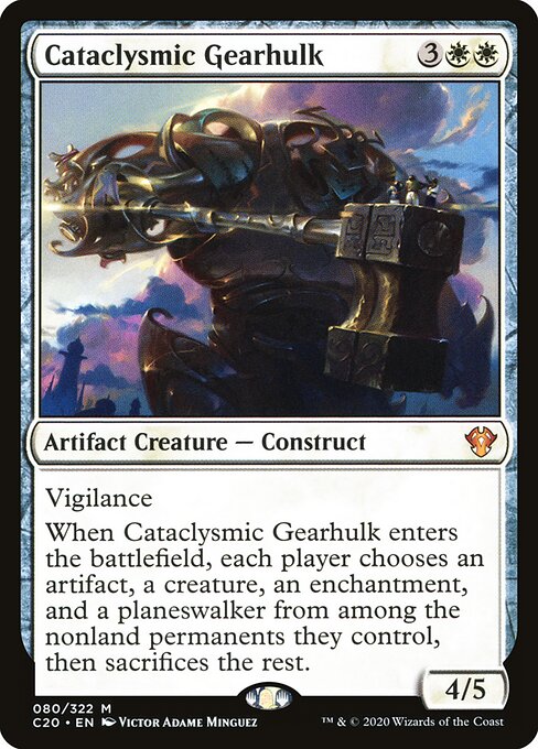 Cataclysmic Gearhulk card art