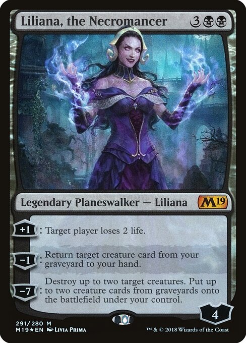 Liliana, the Necromancer card art