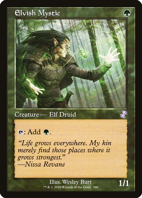 Elvish Mystic card art