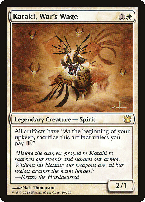 Kataki, War's Wage card art