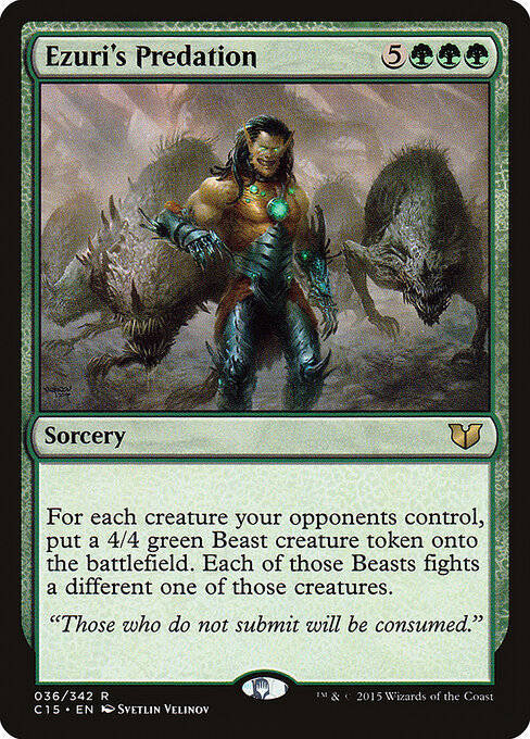 Ezuri's Predation card art