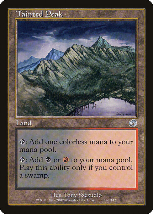 Tainted Peak card art
