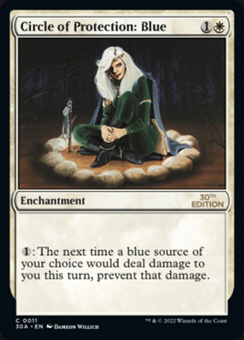 Circle of Protection: Blue card art
