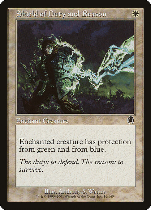 Shield of Duty and Reason card art
