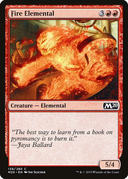 Fire Elemental card art