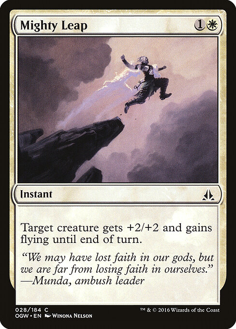 Mighty Leap card art