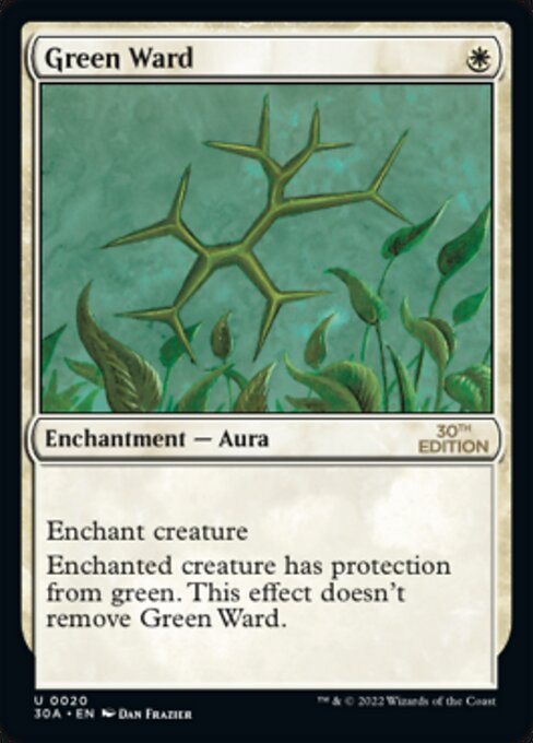 Green Ward card art
