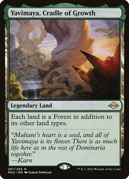 Yavimaya, Cradle of Growth card art
