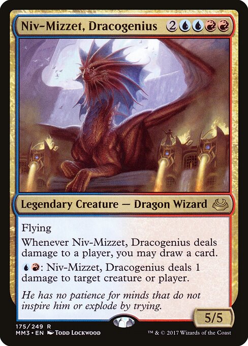 Niv-Mizzet, Dracogenius card art