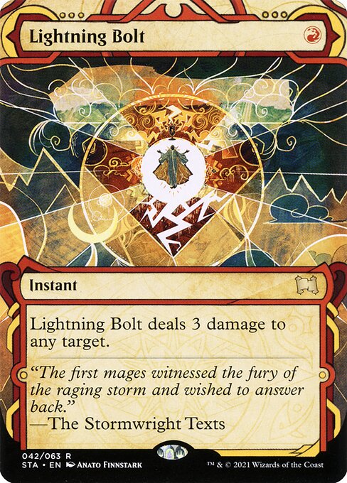 Lightning Bolt card art